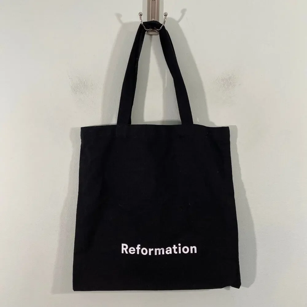 Reformation Black Mini Tote Bag